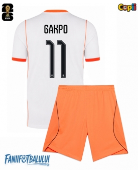 Țările de Jos Cody Gakpo #11 Echipament de Fotbal Replică Mondial 2026 Copii Deplasare (+ Șorturi)